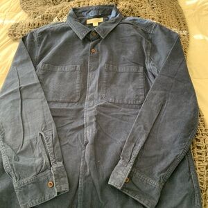 Outerknown Men's Dark Blue Corduroy Shirt